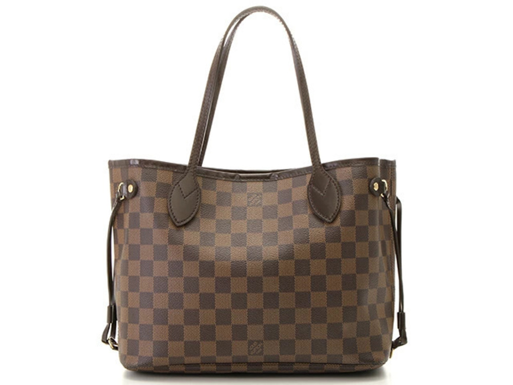 LOUIS VUITTON Neverfull Damier Ebene Brown